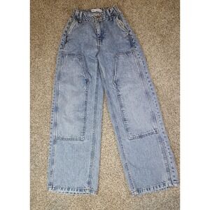 Zara Girls Wide Leg 90s Jeans 13-14